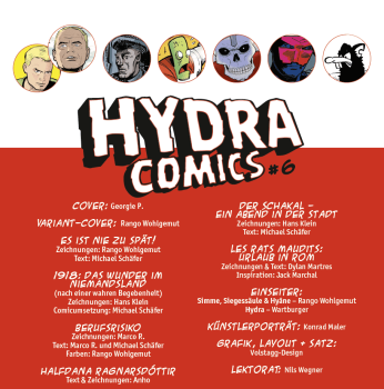 Preview: HYDRA COMICS #6 – Sechs einzigartige Geschichten