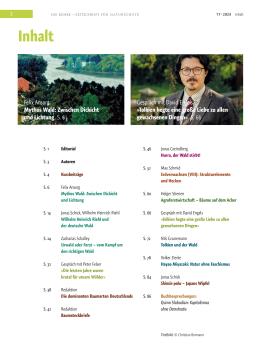 Preview: Wald | Die Kehre | Heft 17