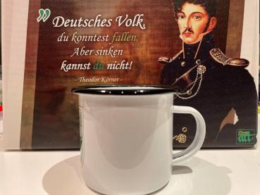 Tasse Emailie "Die Natur ist meine Kirche"