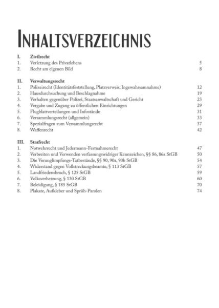 Arbeitsgruppe Repressionsabwehr - Rechtsratgeber für Dissidenten