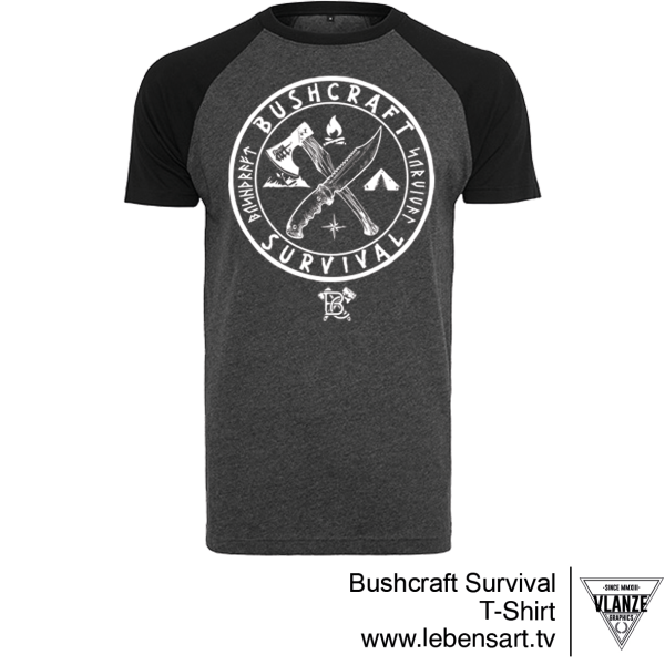 T-Shirt Männer "Bushcraft&Survival"